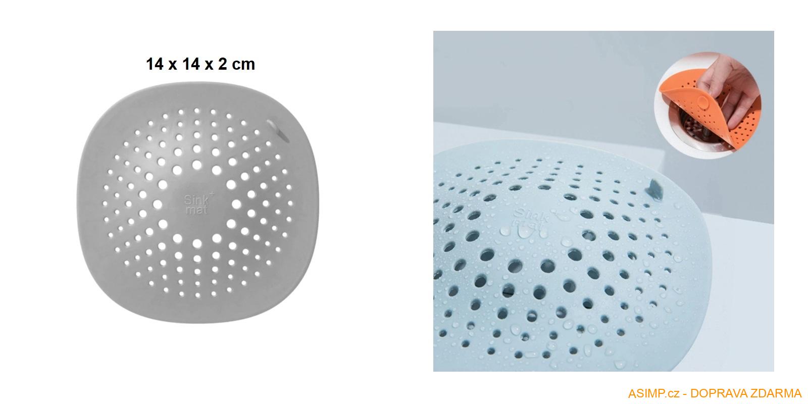 Silikonové dřezové - odpadové sítko / A-001722 / DOPRAVA ZDARMA