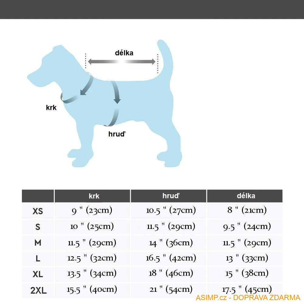 Zimní obleček pro psy / A-001921xl