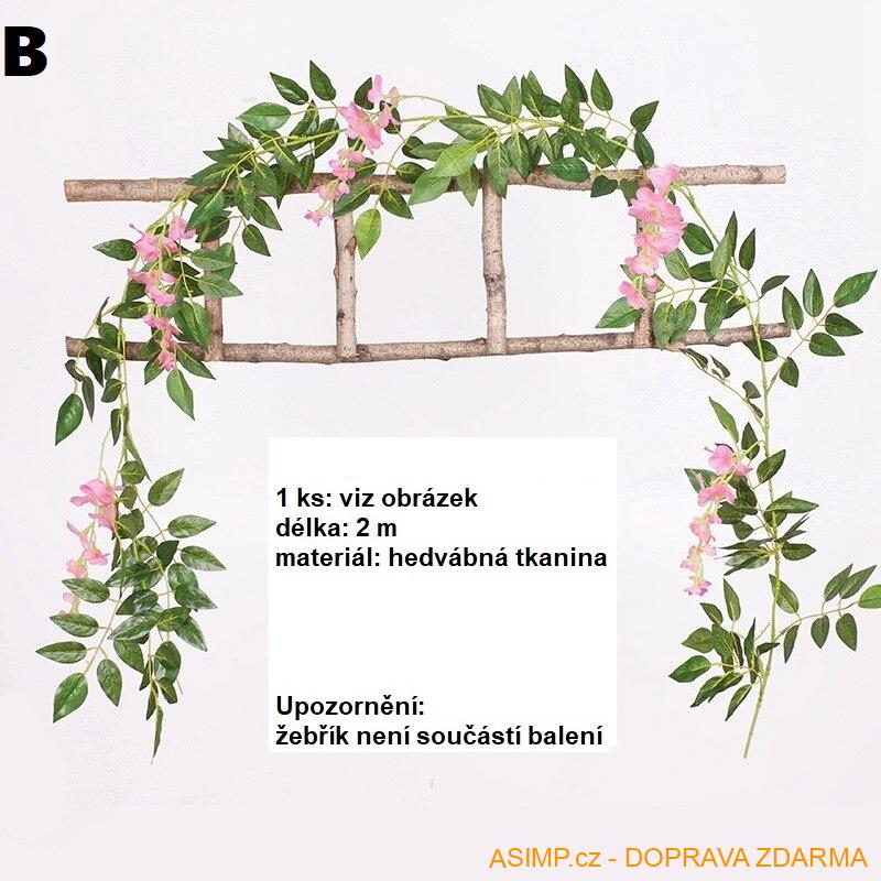 Umělá girlanda (2 m) / A-001985 / DOPRAVA ZDARMA