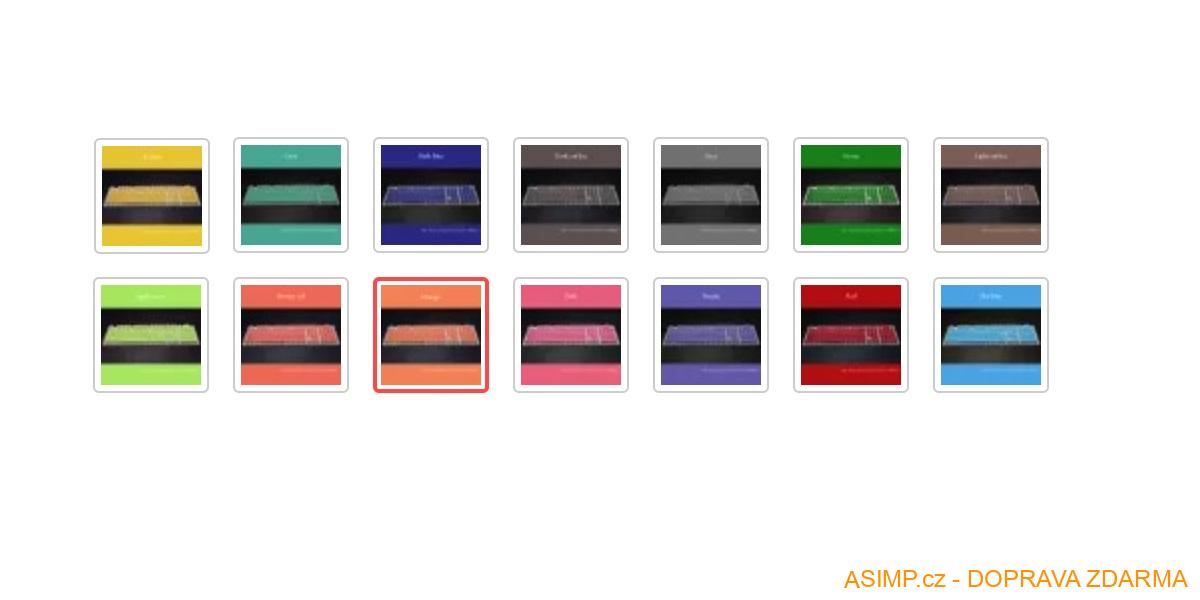 Duhové podsvícení klávesnice / AZ-100260