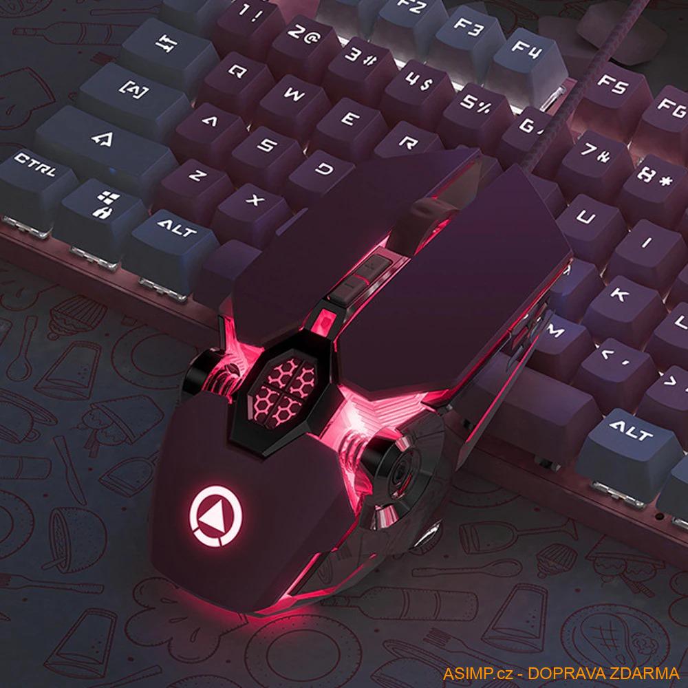 Drátová herní myš /  A-002006 / DOPRAVA ZDARMA