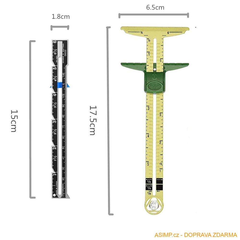 Krejčovské měřidlo / A-002050 / DOPRAVA ZDARMA