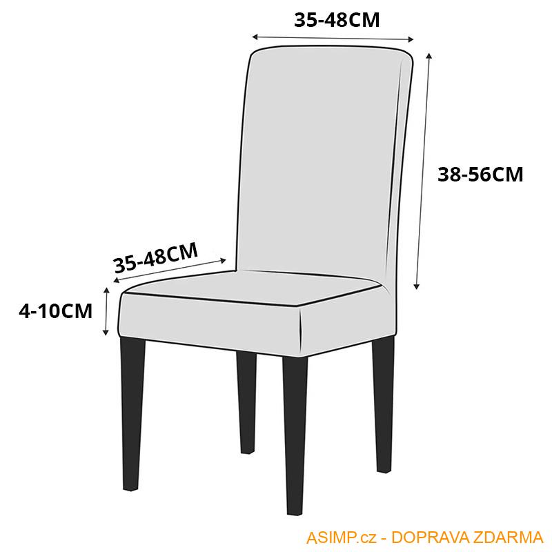 Elastický potah na židli / A-002053 / DOPRAVA ZDARMA