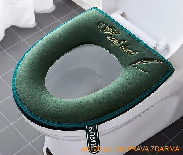 Potah se zipem na záchodové prkénko / A-002198 / DOPRAVA ZDARMA