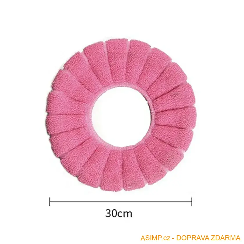 Teplý potah na záchodové prkénko / A-001650 / DOPRAVA ZDARMA