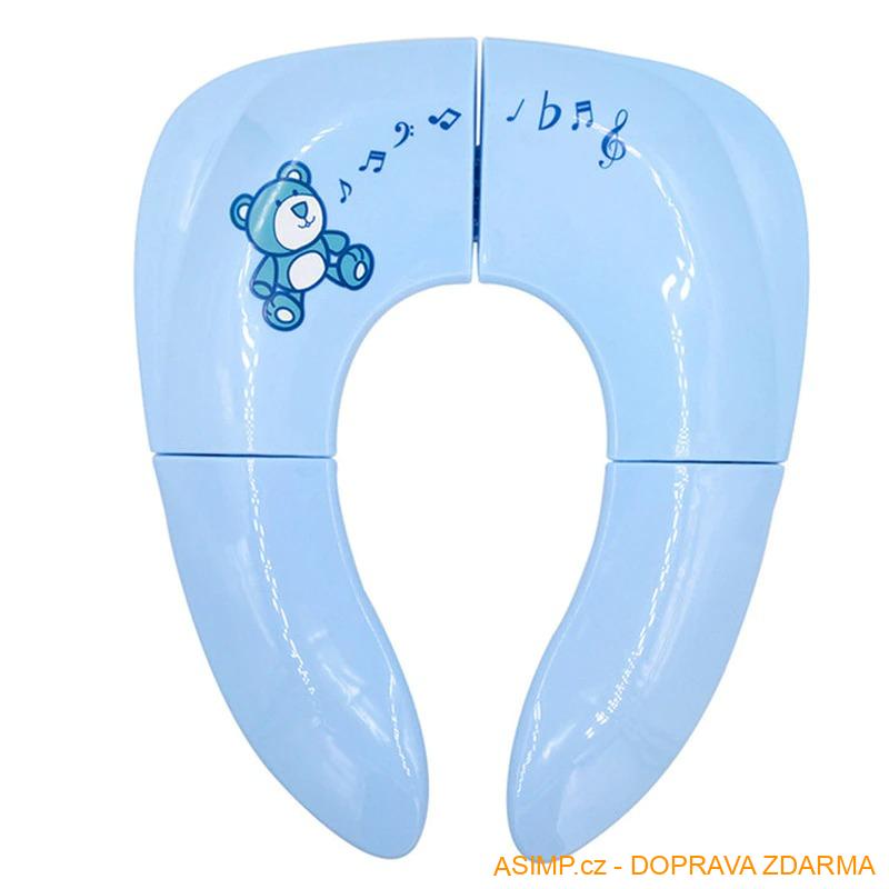 Skládací dětské WC sedátko / A-000157c / DOPRAVA ZDARMA