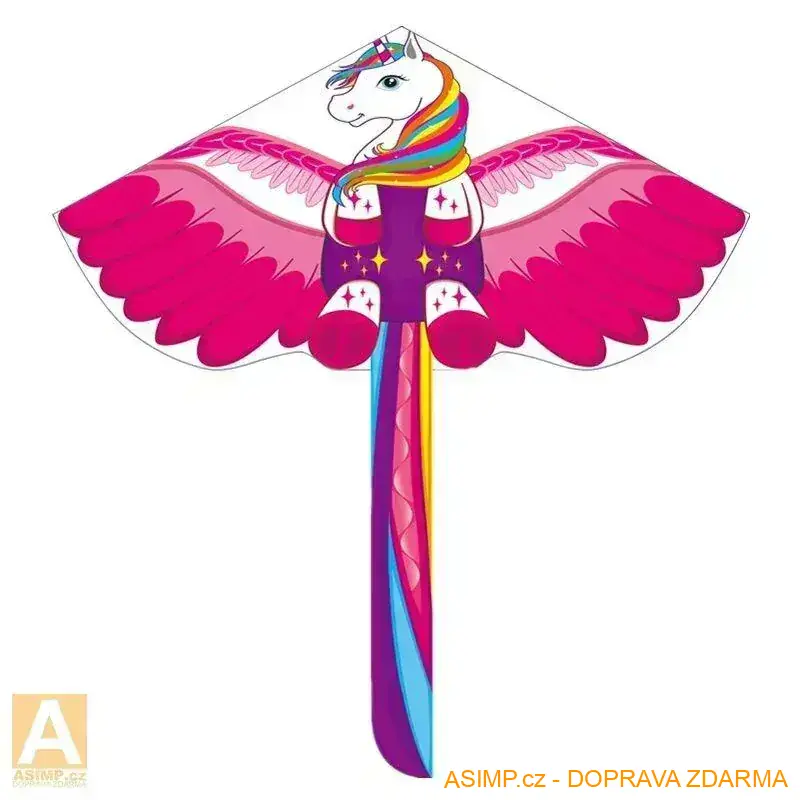 Létající drak - Koník (140 x 140 cm) / A-003162 / DOPRAVA ZDARMA