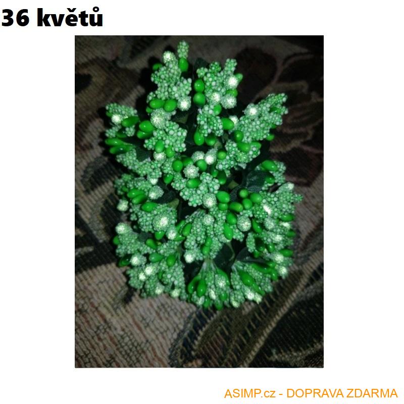 Dekorativní umělé květiny (36 květů) / A-000861b / DOPRAVA ZDARMA