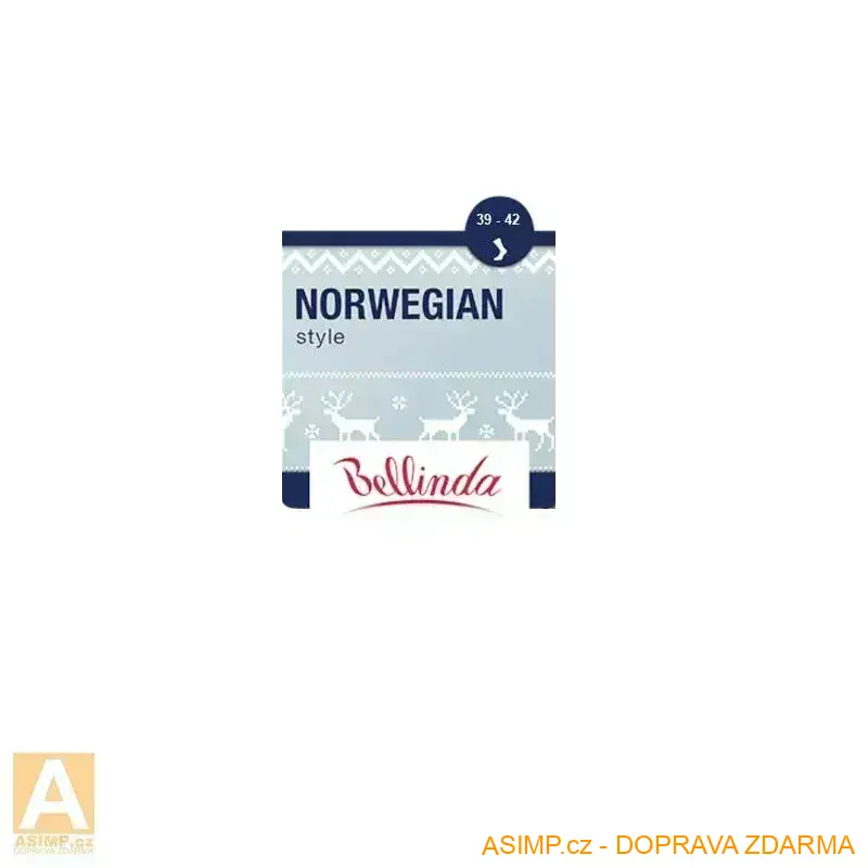 Unisex zimní ponožky Bellinda - šedá (39 - 42 EU) / A24-000084 / DOPRAVA ZDARMA