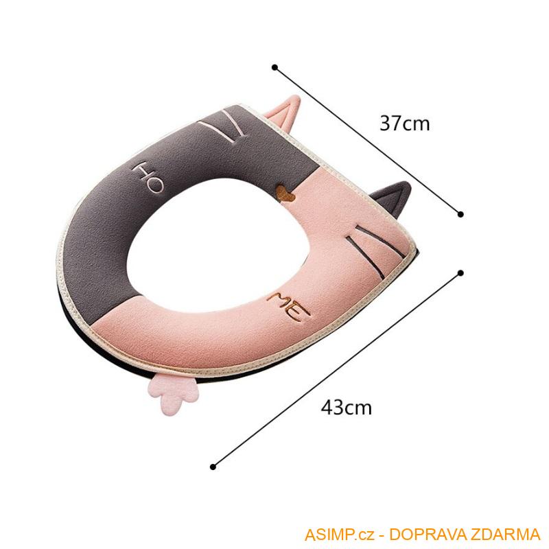 Potah na wc sedátko - kočka / A-003082 / DOPRAVA ZDARMA