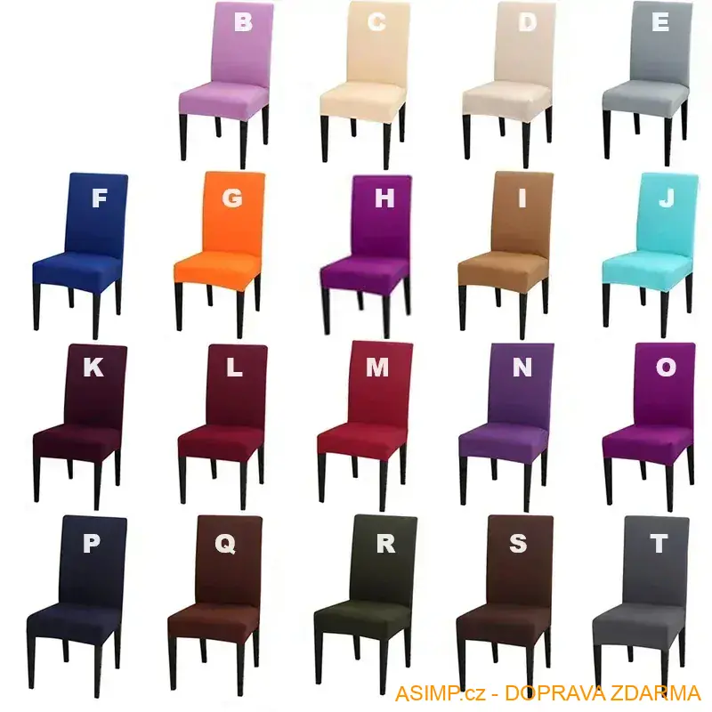 Potah na židli (E) / A-001387 / DOPRAVA ZDARMA