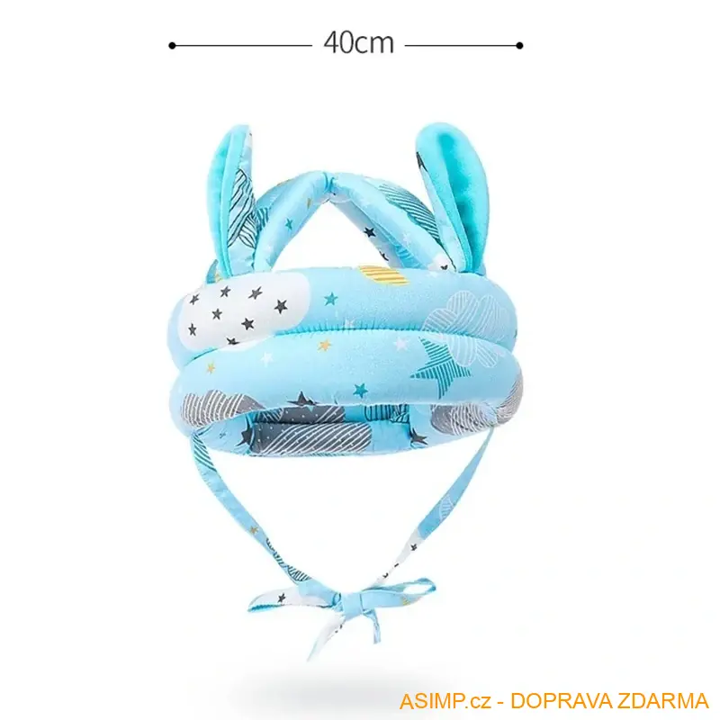 Dětský prodyšný chránič hlavy (barva - modrá) / A-004106 / DOPRAVA ZDARMA