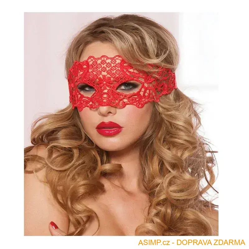 Dámská krajková maska / A-004145 / DOPRAVA ZDARMA