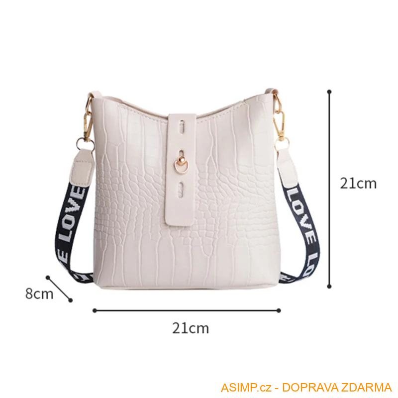 Dámská kabelka přes rameno (barva černá) / A-004183 / DOPRAVA ZDARMA