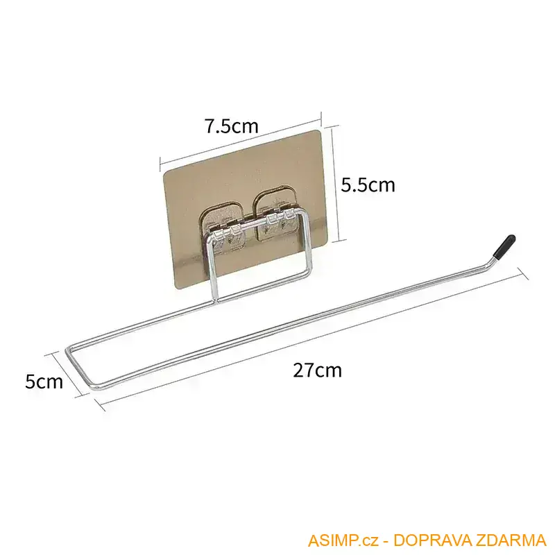 Kovový držák na kuchyňské útěrky / A-003103 / DOPRAVA ZDARMA