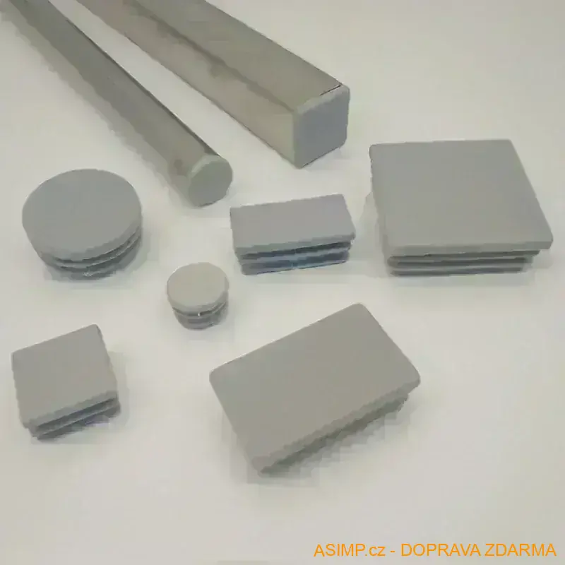 Ochranné špunty na židle (obdélníkové - 10 ks - 20 x 40 mm) / A-003159 / DOPRAVA ZDARMA