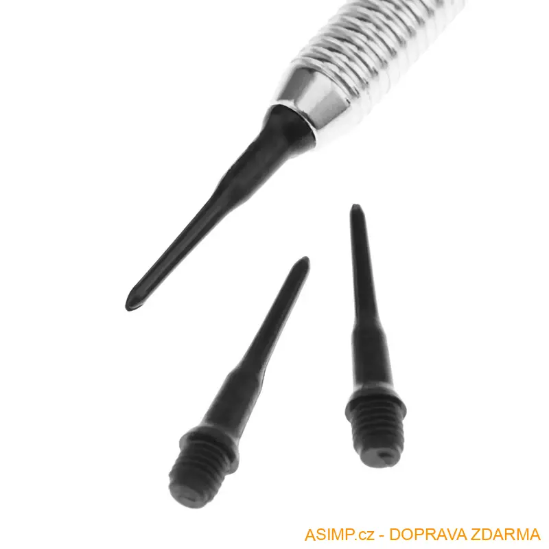 Šipky - nylonové hroty (Softip 2ba - 100 ks) / A-004021 / DOPRAVA ZDARMA