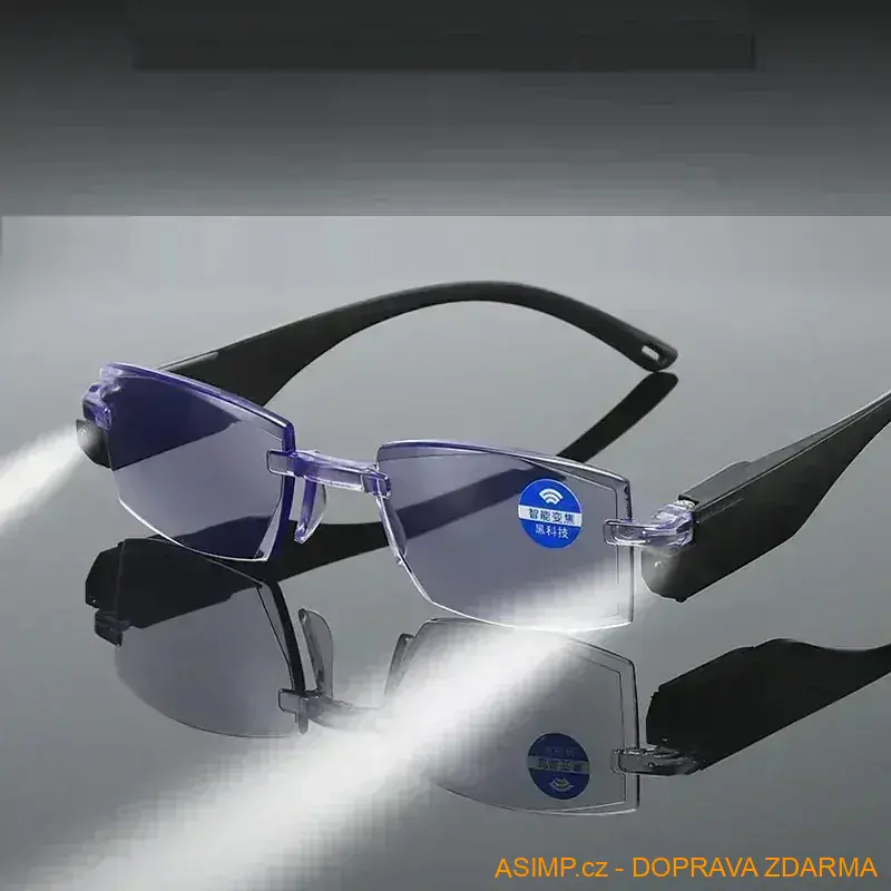 LED brýle na čtení s ochranou proti modrému světlu / A-004169 / DOPRAVA ZDARMA