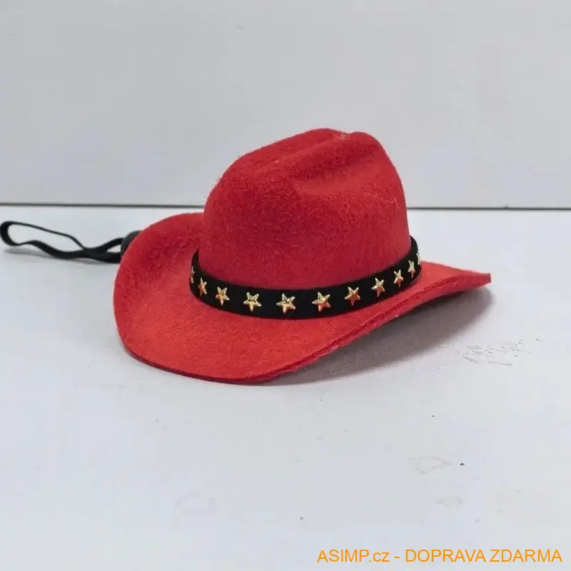 Britská čepice - klobouk pro domácího mazlíčka (barva černá) / A-004164 / DOPRAVA ZDARMA