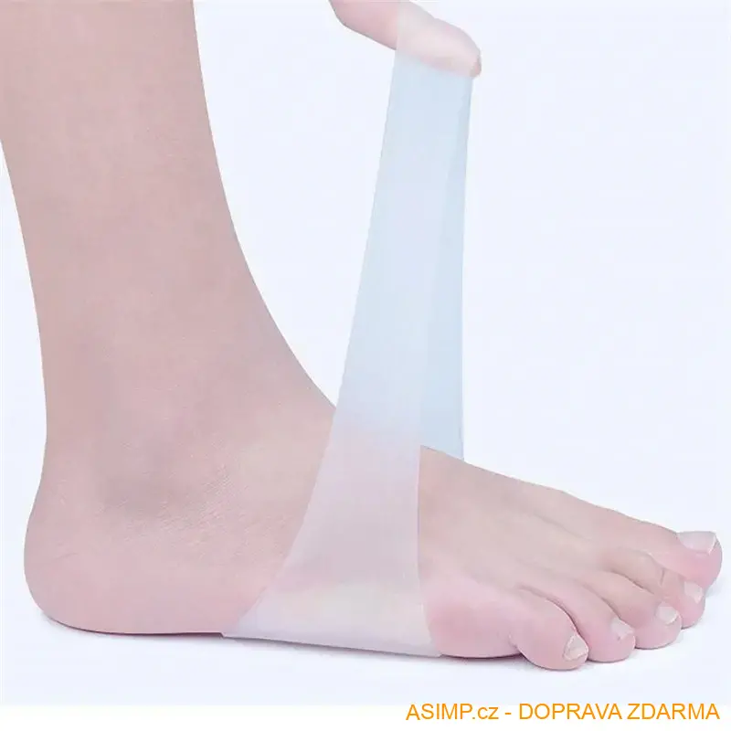 Bandáž, podpora klenby - péče o ploché nohy (barva bílá) / A-004122 / DOPRAVA ZDARMA