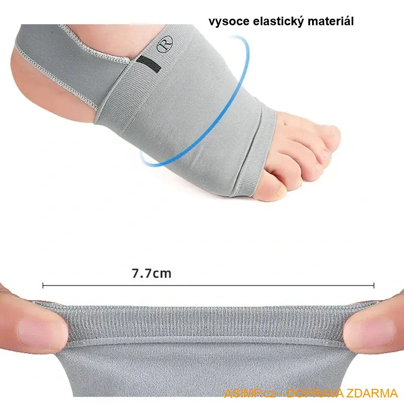 Elastická bandáž, podpora klenby - péče o ploché nohy / A-004121 / DOPRAVA ZDARMA