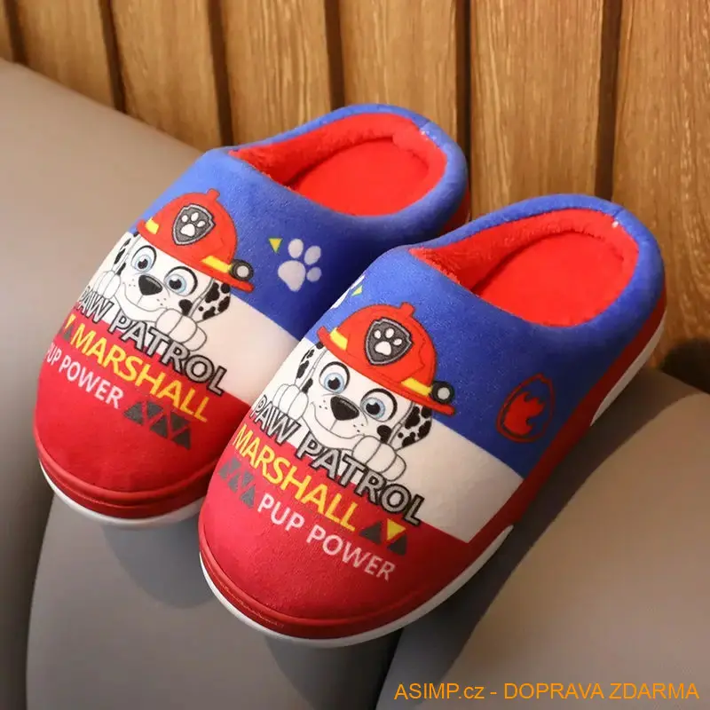 Dětské pantofle / tlapková patrola
