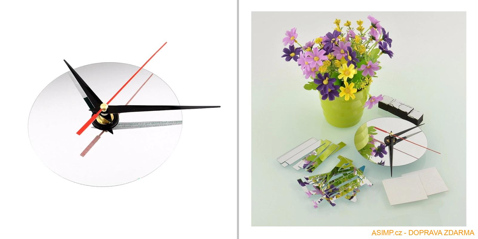 Nástěnné 3D hodiny / A-001017