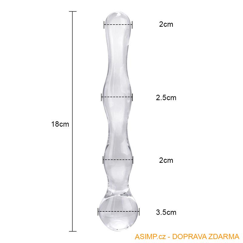 Skleněný robertek /  A-000066 / DOPRAVA ZDARMA