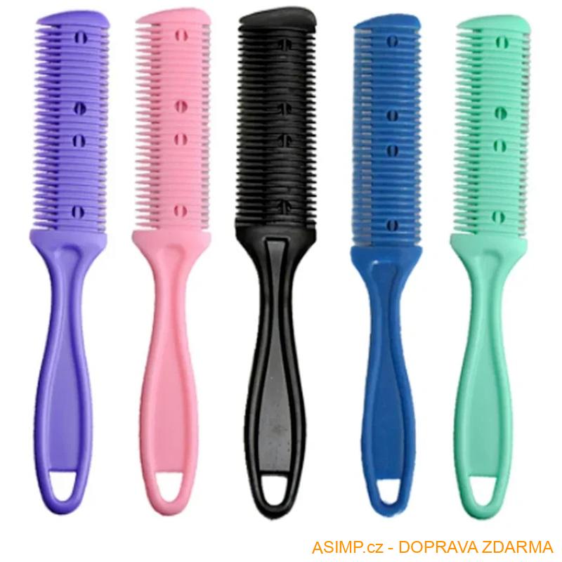 Žiletkový hřeben - Trimmer (barva modrá) / A-000412 / DOPRAVA ZDARMA