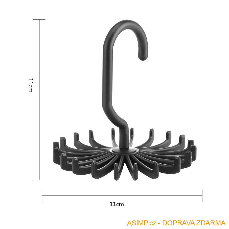 Rotační držák na kravaty a pásky / A-001330 / DOPRAVA ZDARMA