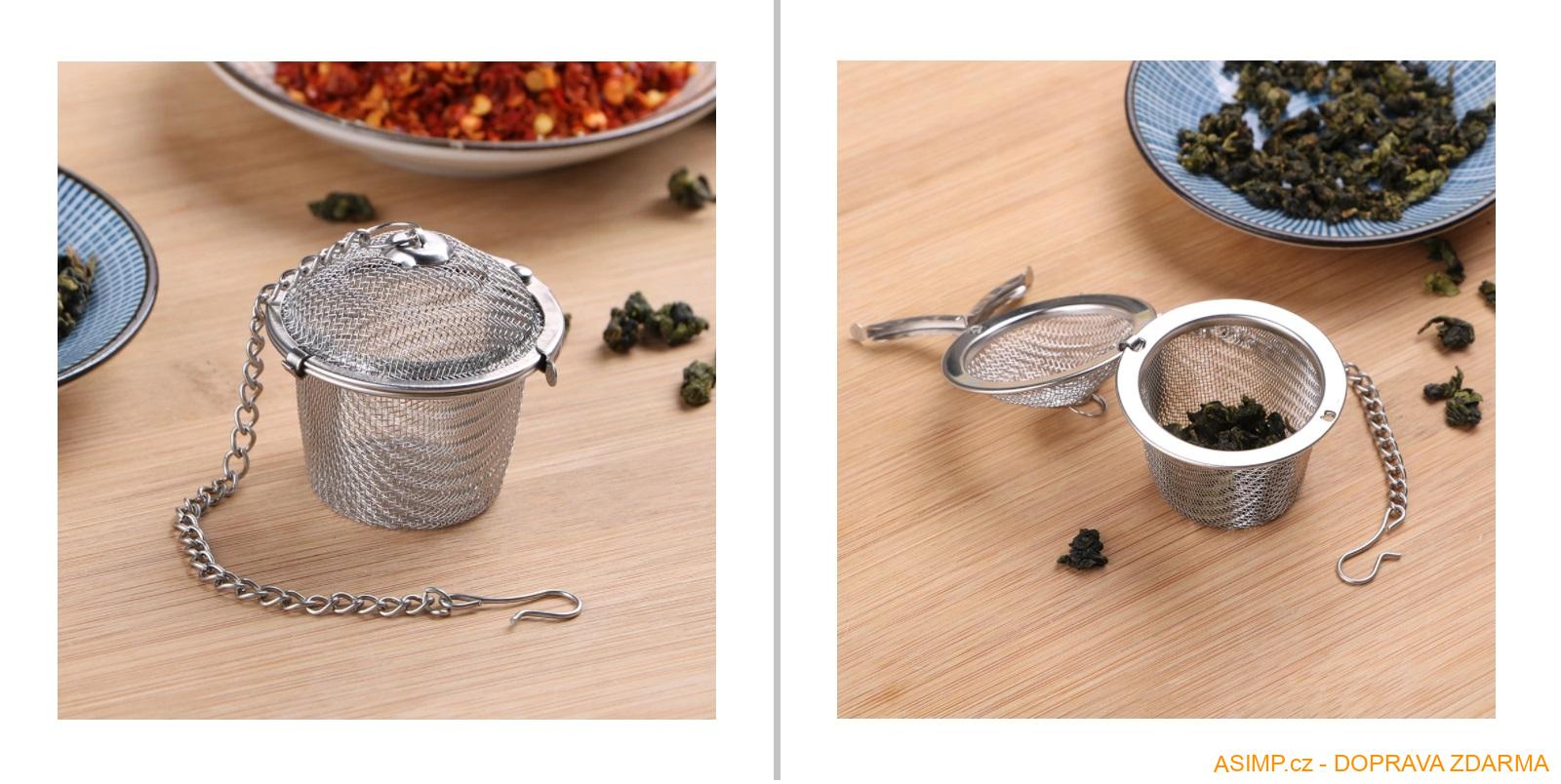 Nerezové sítko na čaj / A-001259