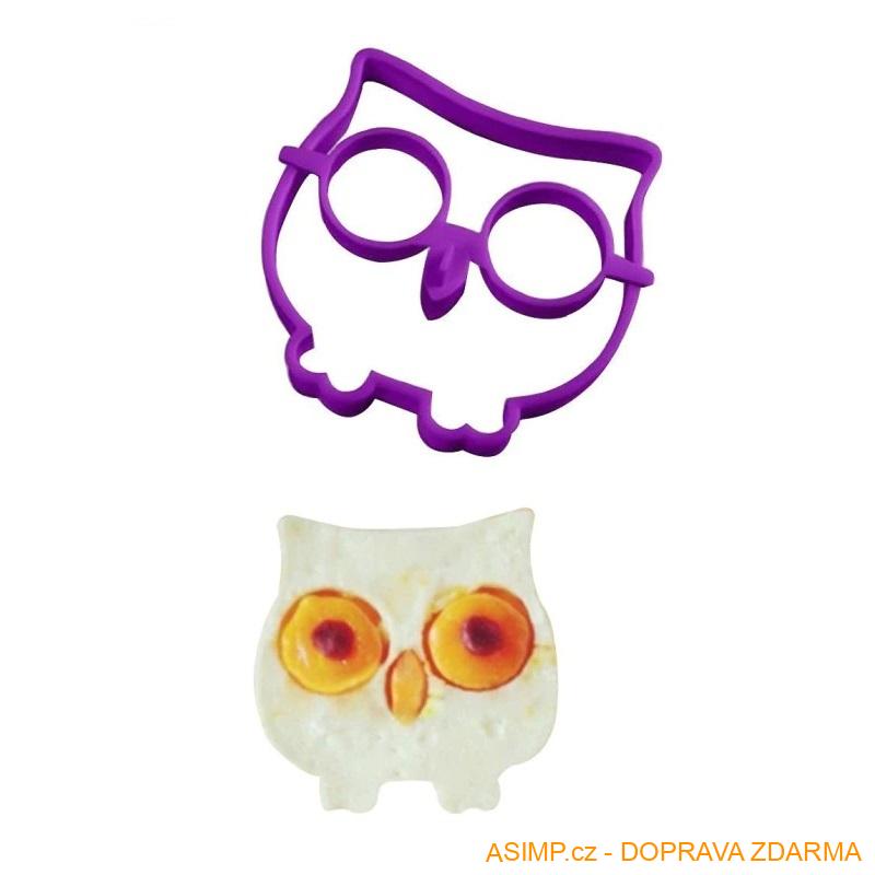 Silikonová formička na vejce  - Sova / A-002174 / DOPRAVA ZDARMA