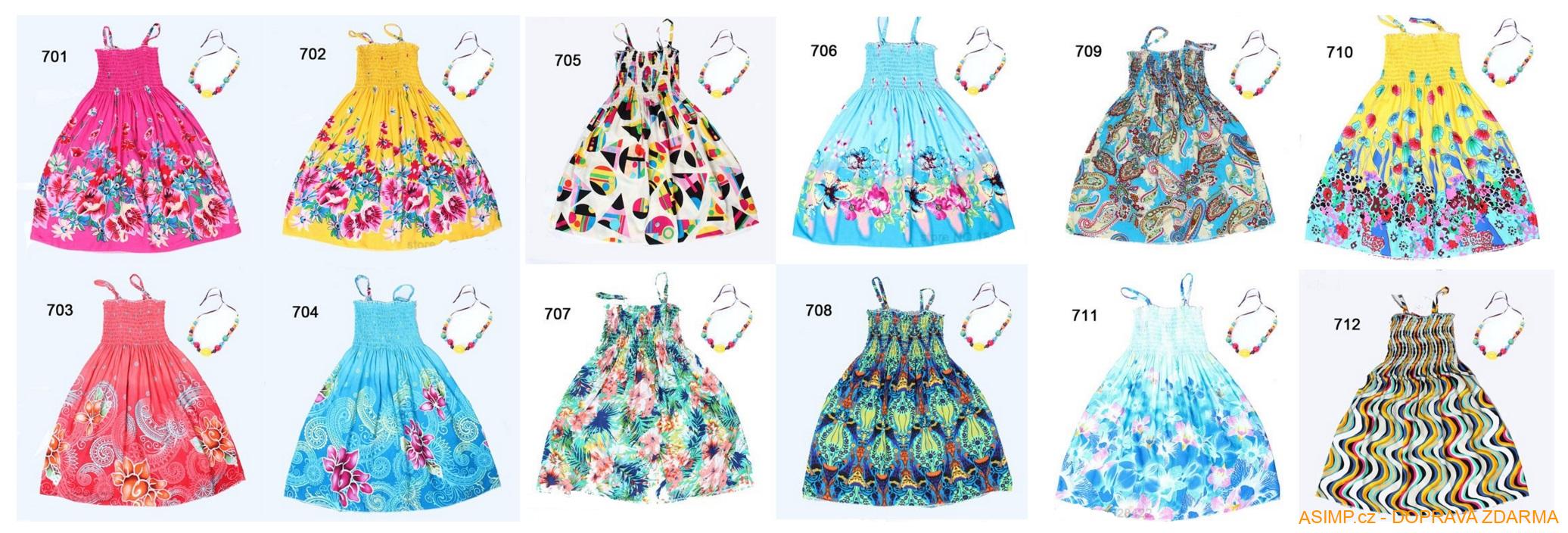 Dívčí šaty / A-001636