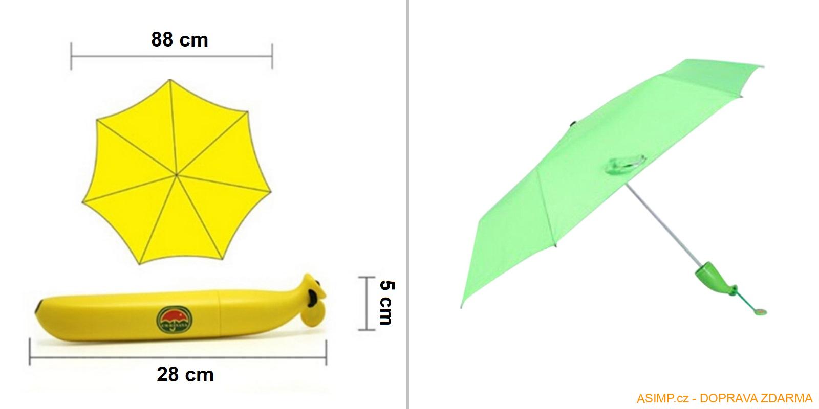 Deštník - Banán / A-001110
