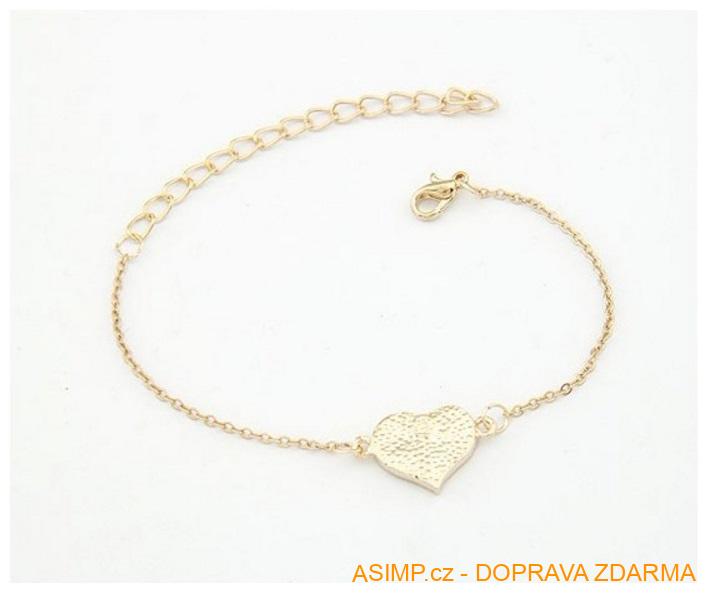 Dámský náramek - Srdíčko
