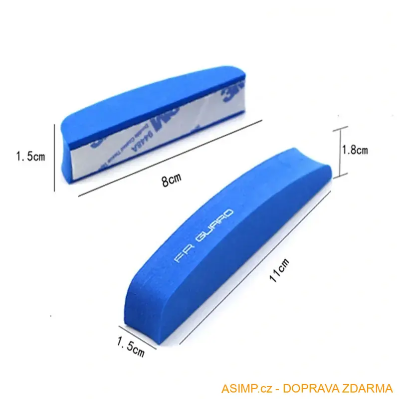 Ochranné kryty - lišty na dveře u auta (4 ks) / A-000661 / DOPRAVA ZDARMA
