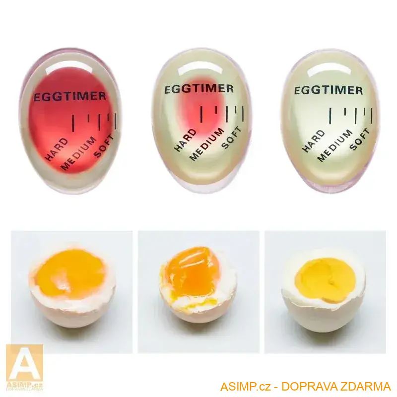 Ponorný časovač - ukazatel vaření vajec / A-000707 / DOPRAVA ZDARMA