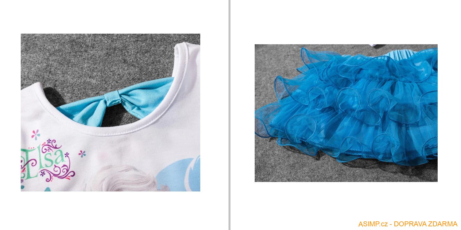 Dětské tílko a sukně - Ledové království / A-001000