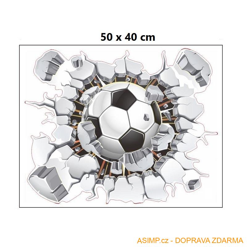 Samolepicí tapeta - fotbalový míč / A-000443 / DOPRAVA ZDARMA