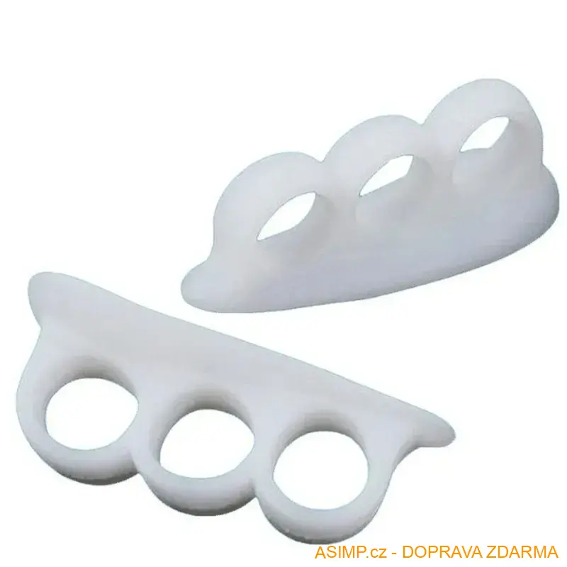 Silikonový polštářek - separátor prstů na noze (tělová) / A-001345 / DOPRAVA ZDARMA