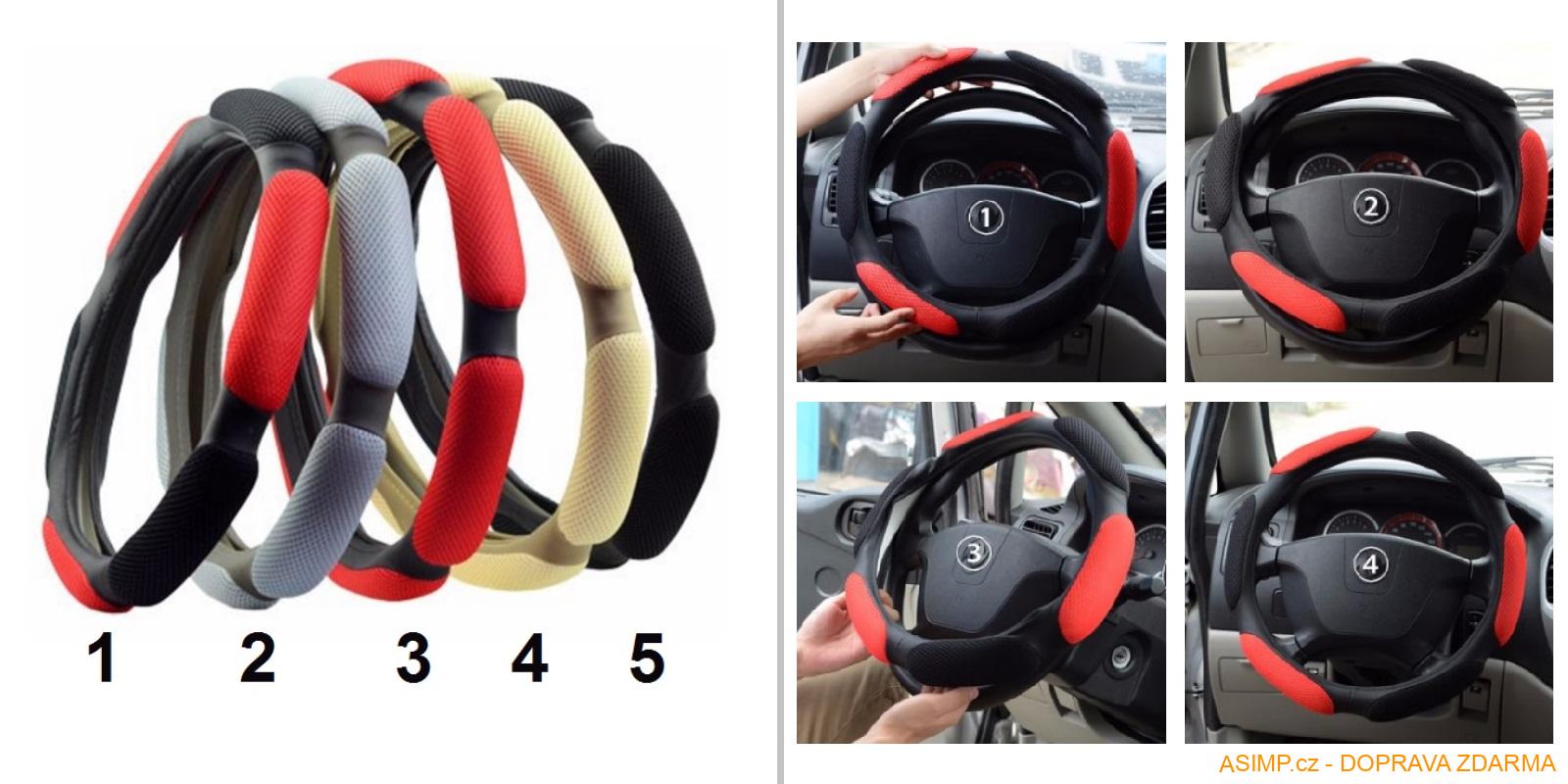 Potah na volant / A-001250 / DOPRAVA ZDARMA