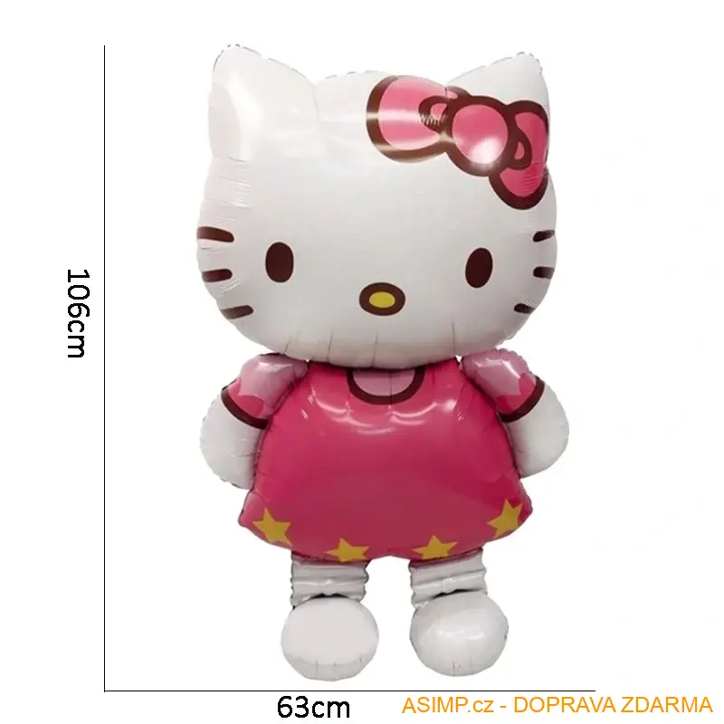 Nafukovací párty balón - Hello Kitty / A-000959 / DOPRAVA ZDARMA