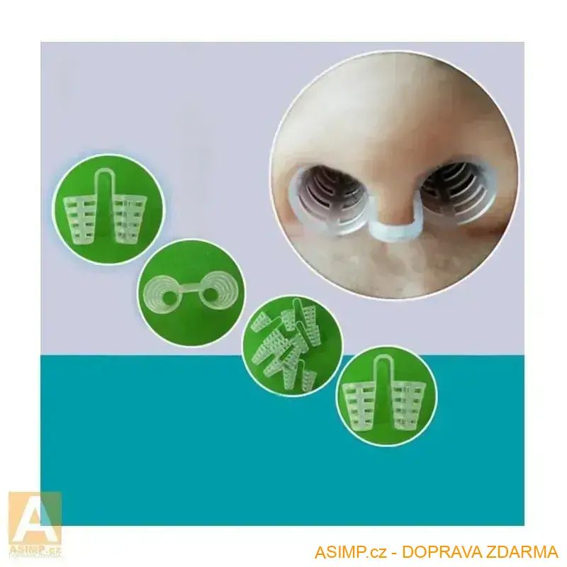 Nosní košíčky - pomůcka proti chrápání (5 ks) / A-000034 / DOPRAVA ZDARMA