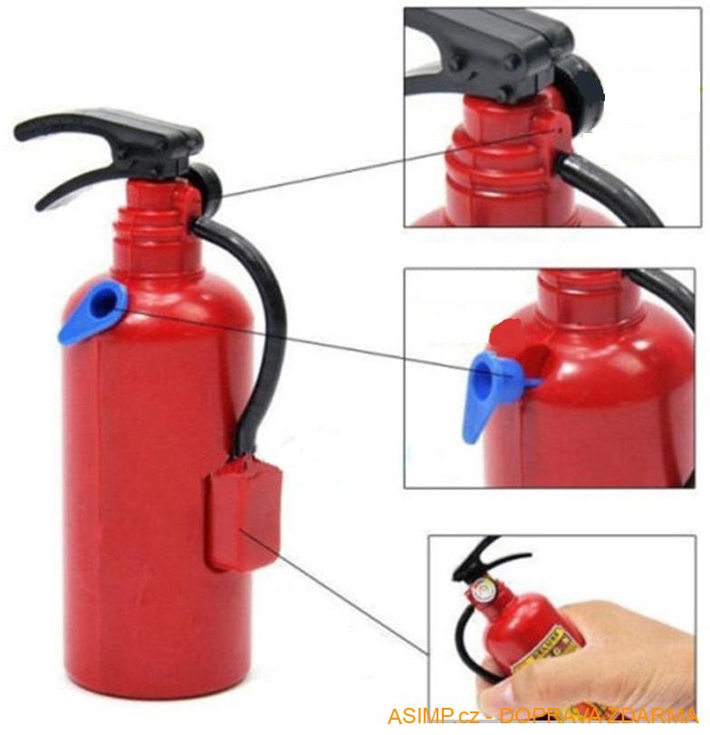 Dětská stříkací hračka - hasící přístroj