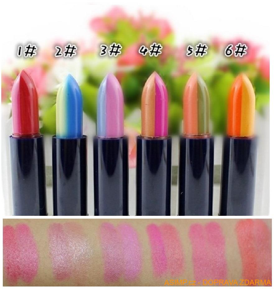 Dvoubarevná rtěnka