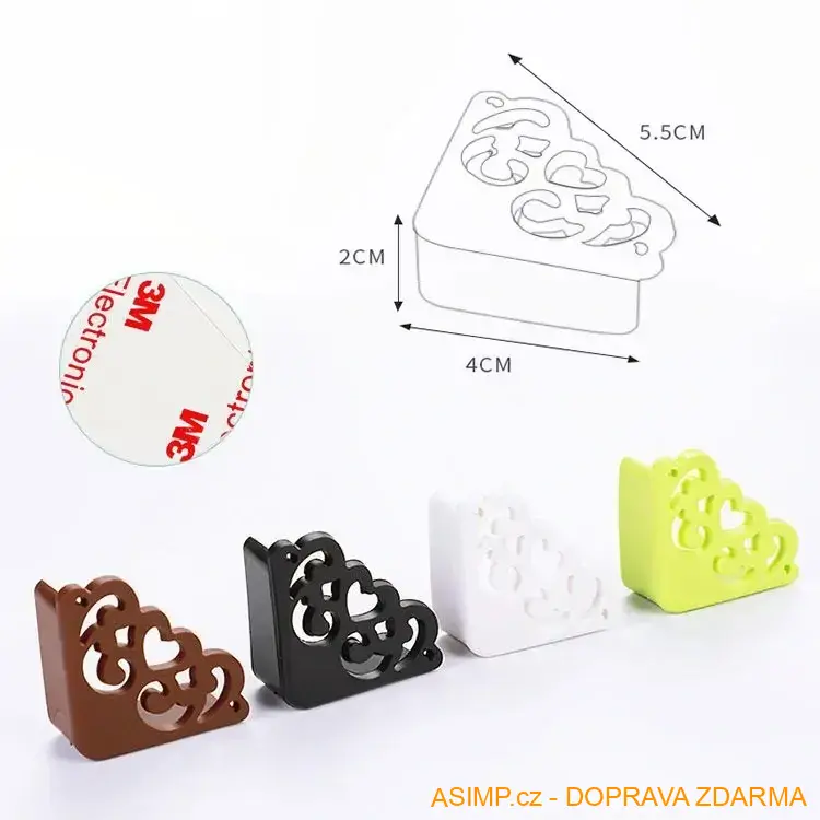 Ochrana rohů - kryty hran (zelená - 4 ks) / A-000250 / DOPRAVA ZDARMA