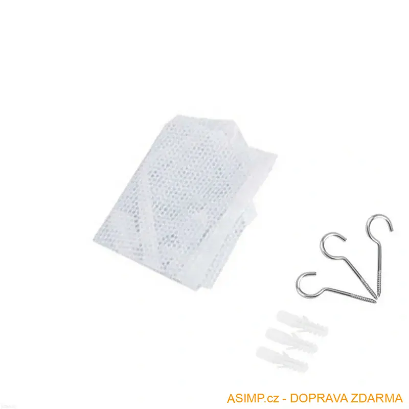 Velká rohová síť na hračky (černá 140 x 100 x 100 cm) / A-000370 / DOPRAVA ZDARMA