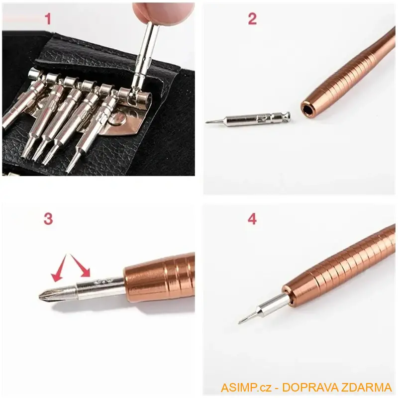 Magnetický šroubovák + 24 ks torx nástavců / A-004065 / DOPRAVA ZDARMA