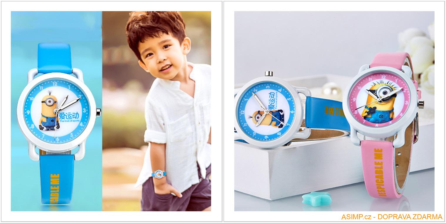 Dětské hodinky - Mimoni / A-001034