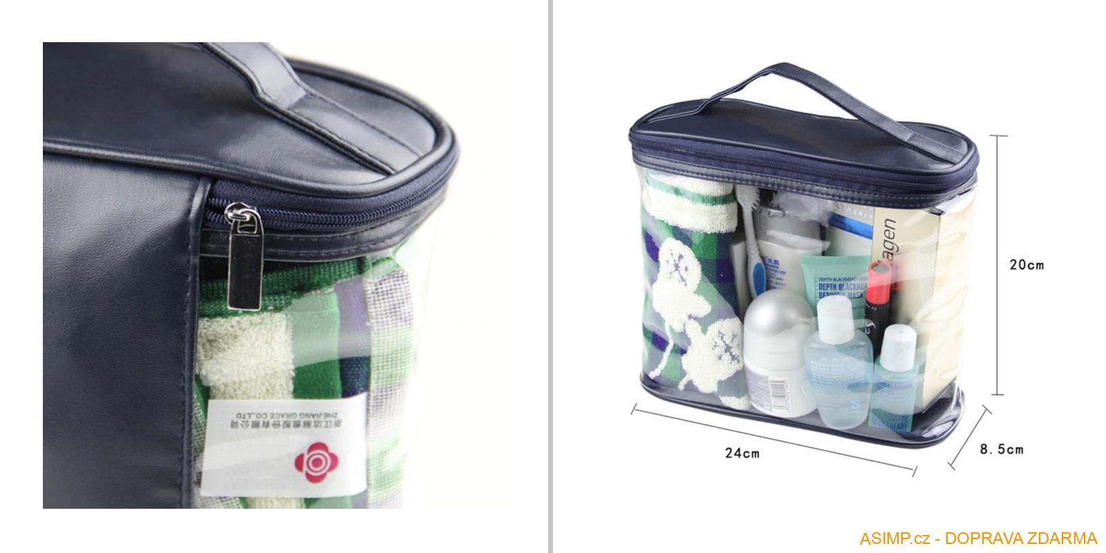 Kosmetický bag - průhledný / A-000976